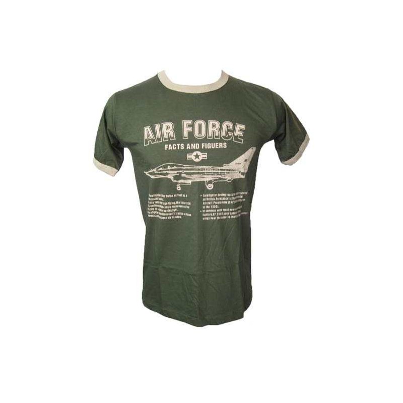 T-SHIRT AIR FORCE XAKI